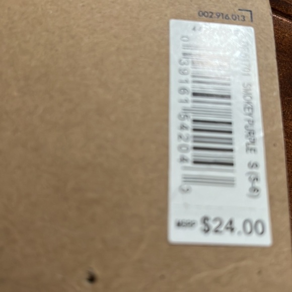 NWT Dearfoams memory foam size 5-6 purple women slippers - Picture 14 of 15